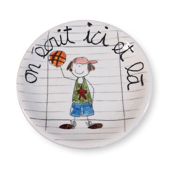 L'assiette déjeuner Le Basketteur